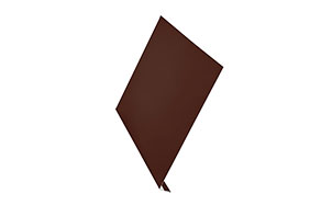 L-профиль 150 AQUASYSTEM коричневый (Ral8017), 2,0 м