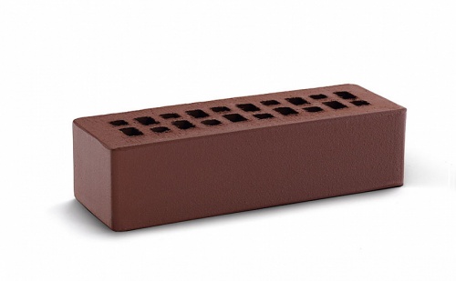 Кирпич лицевой керамический пустотелый КС-Керамик шоколад гладкий, 250*85*65 мм