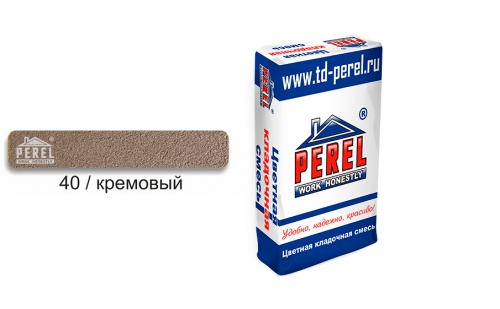 Цветной кладочный раствор PEREL NL 0140 кремовый, 25 кг